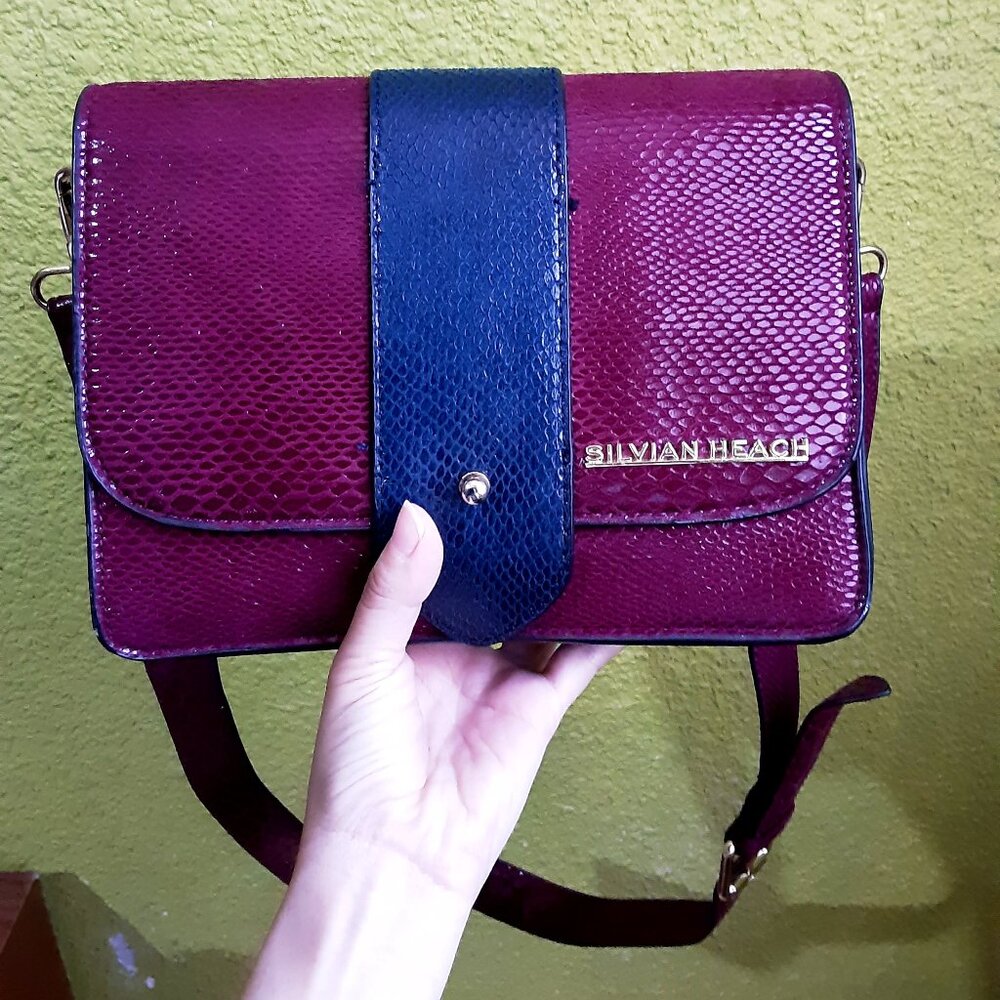 Burgundy purse